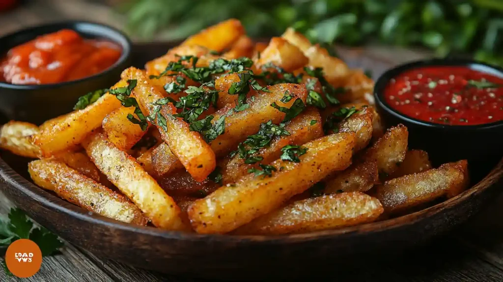 Maniok-Pommes Backen