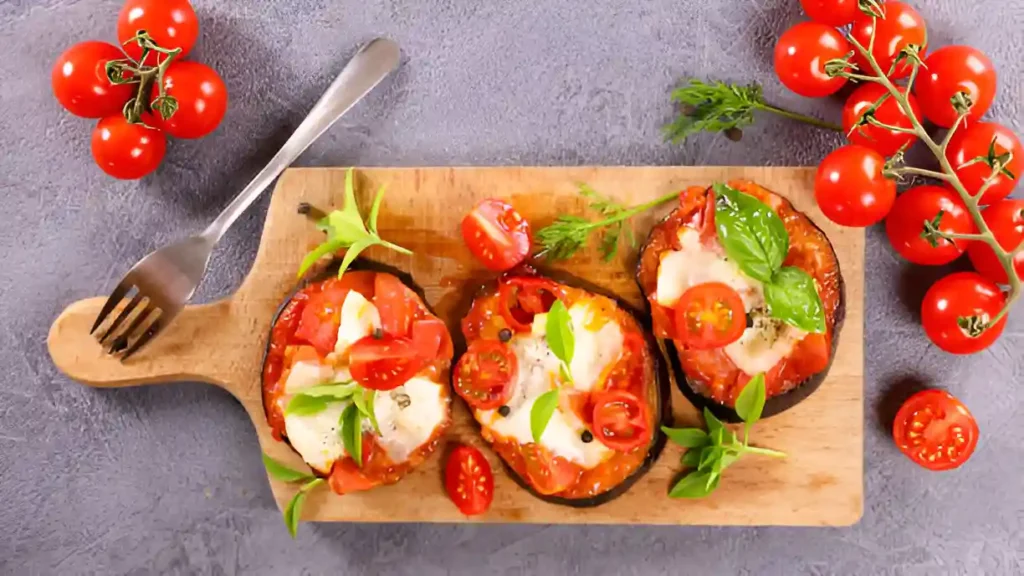 Auberginen Pizza Rezept