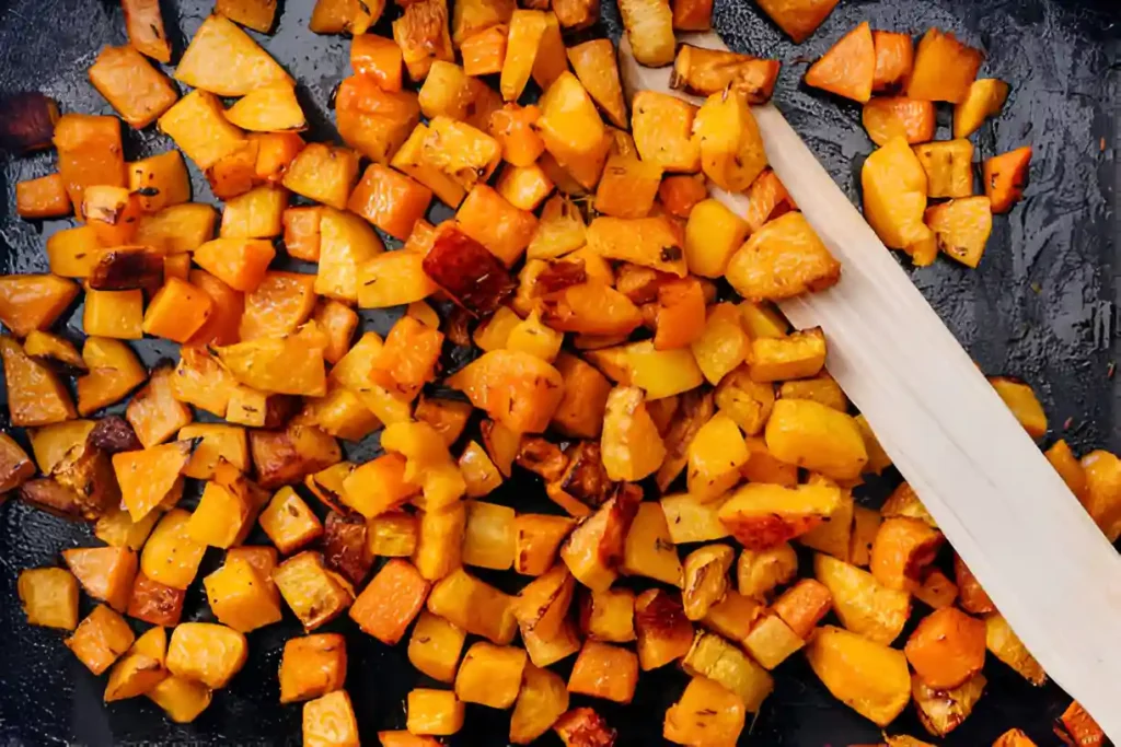 Gegarter Butternut-Kürbis