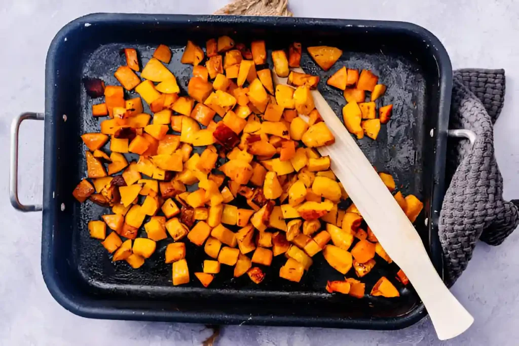 Gegarter Butternut-Kürbis