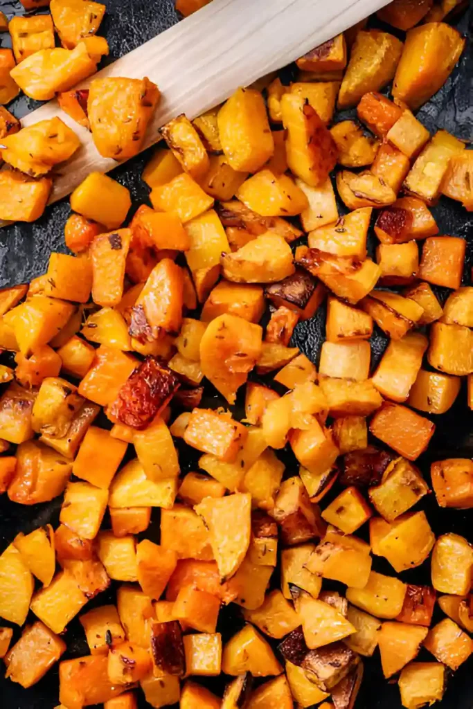 Gegarter Butternut-Kürbis