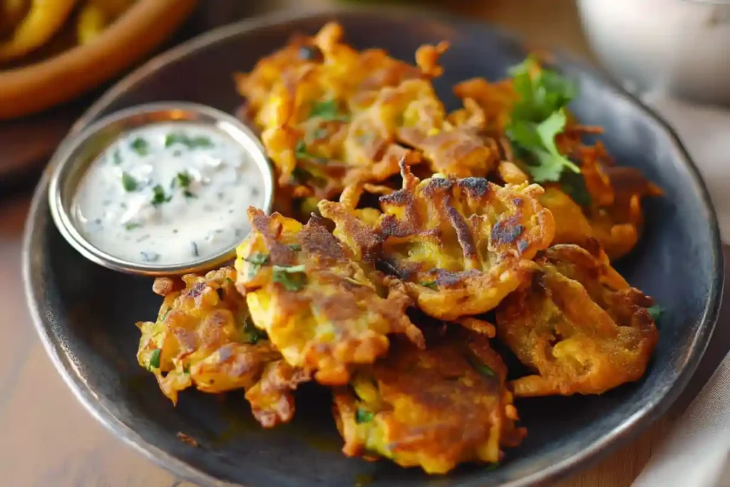 Indischen Zwiebel-Bhaji