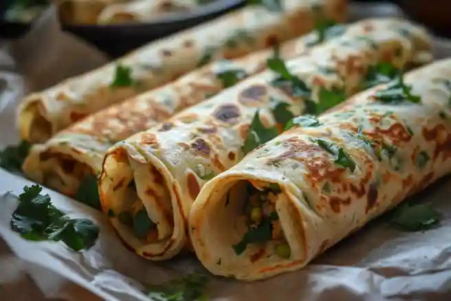Linsen-Pfannkuchen (Wraps)