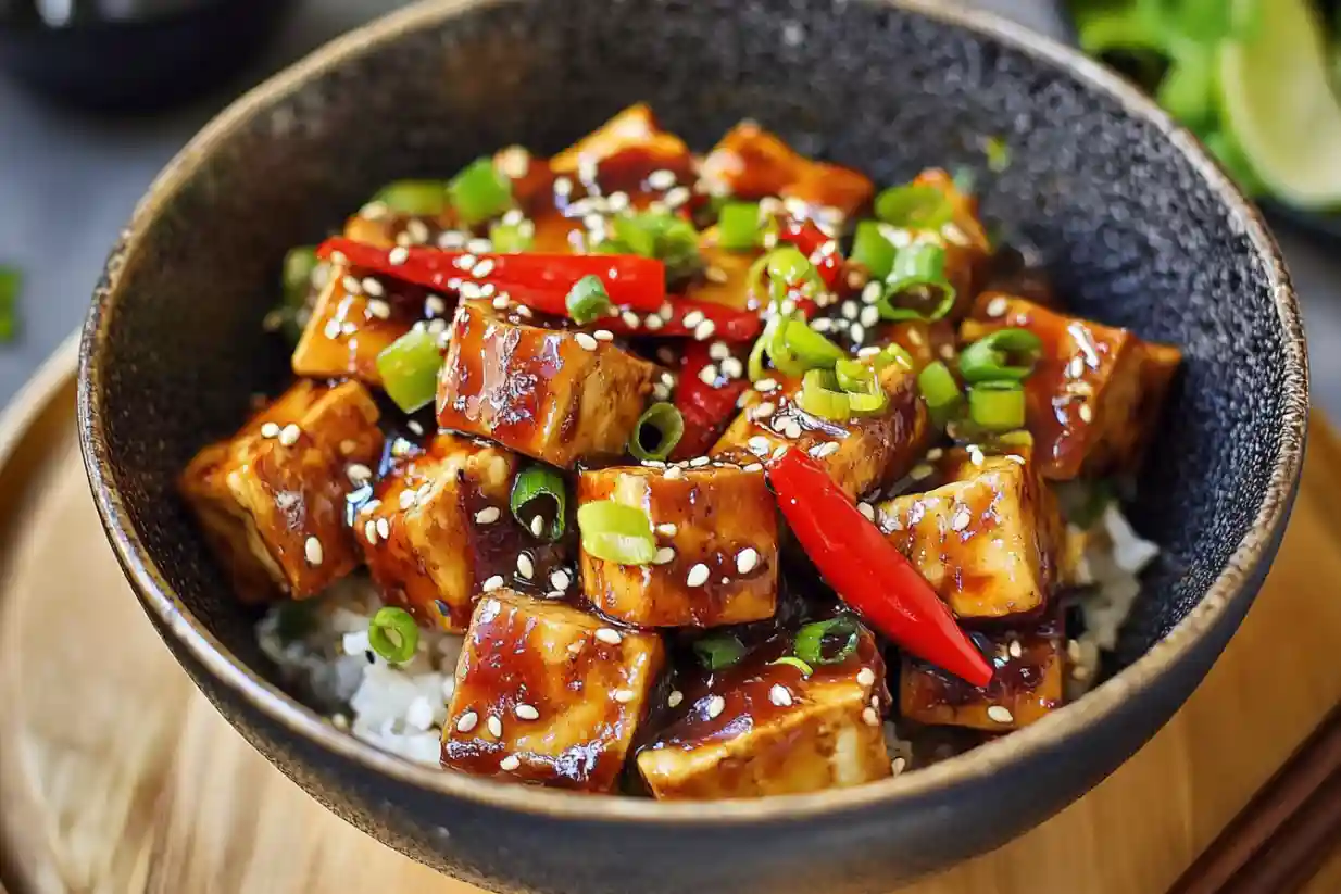 Teriyaki-Tofu süß-sauer: Ein leckerer Genuss für jede Gelegenheit