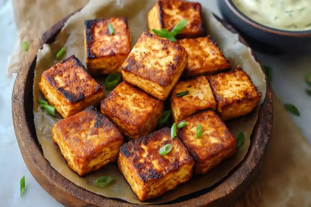 Tofu aus der Heißluftfritteuse