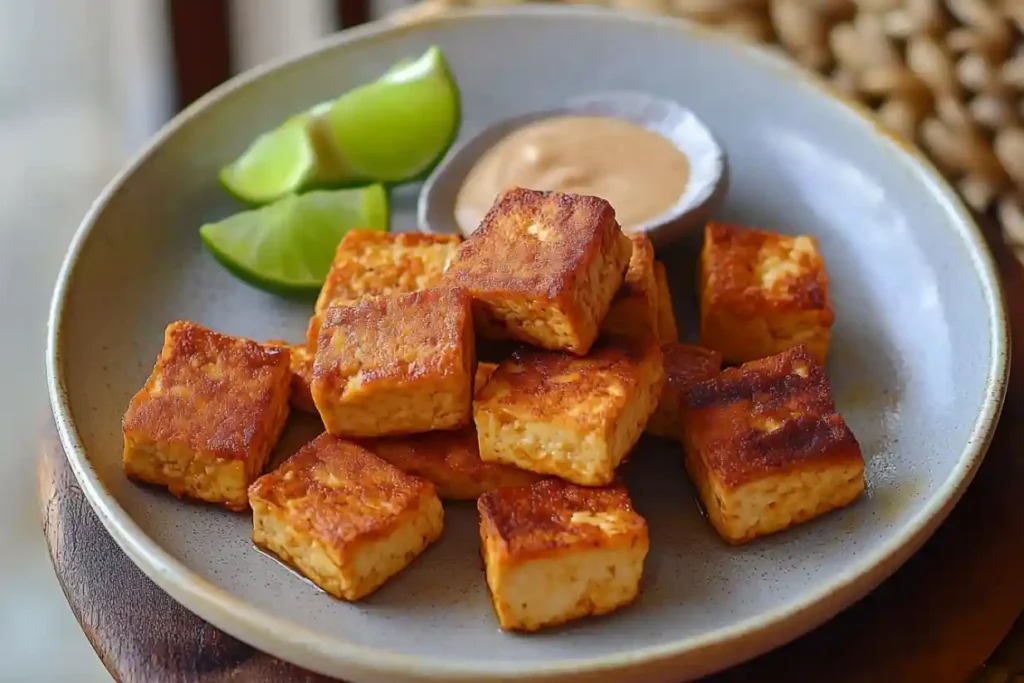 Tofu aus der Heißluftfritteuse