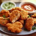 Vegane Chicken Nuggets aus Austernpilzen