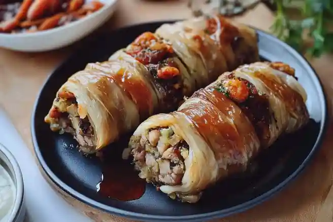 Vegane Kohlrouladen
