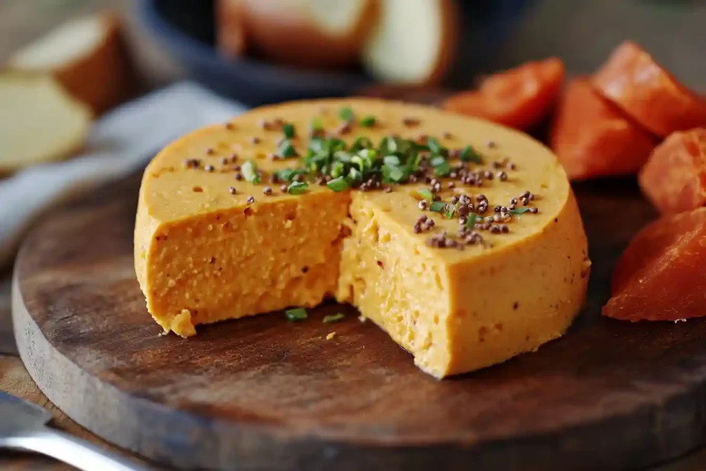 Veganer Cheddar Käse