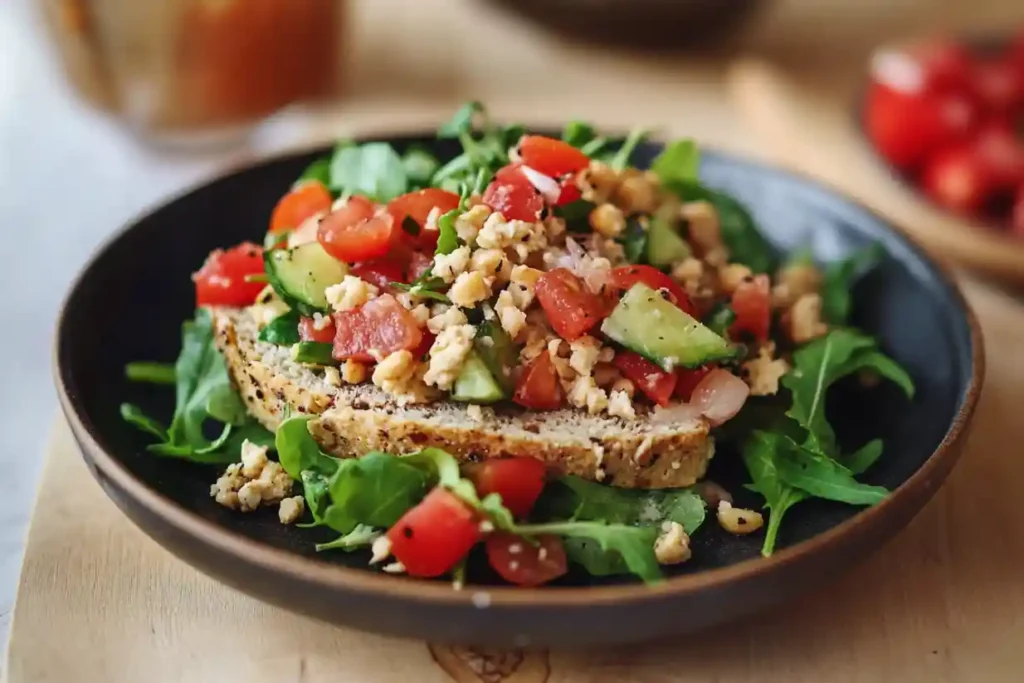 vegane Kichererbsen-Tuna-Salat