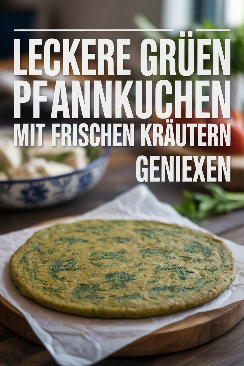 Grüne Erbsen-Pfannkuchen