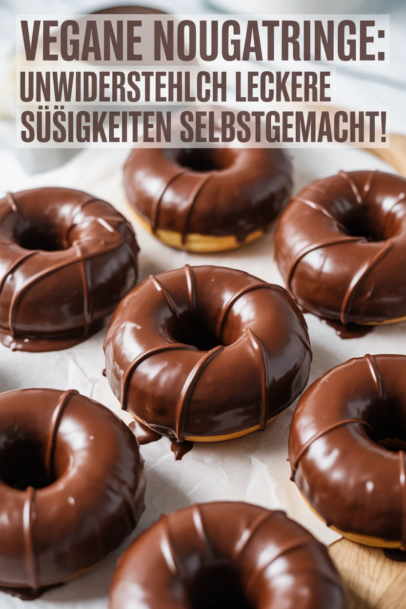 Vegane Nougatringe: Unwiderstehlich leckere Süßigkeiten selbstgemacht!