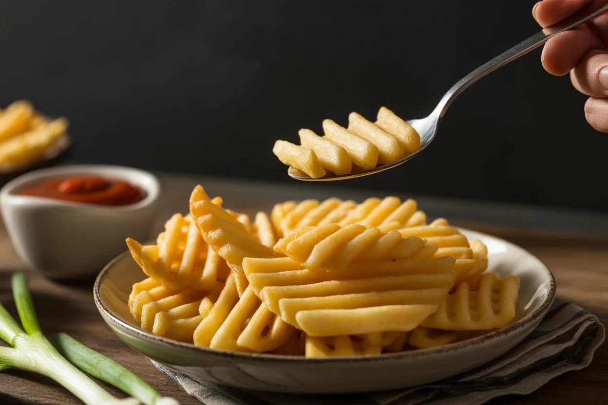 waffle fries in air fryer
