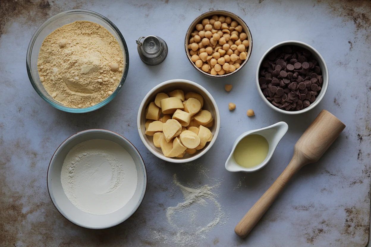 Chickpea Chocolate Chip Cookies (Vegan & Gluten-Free)
