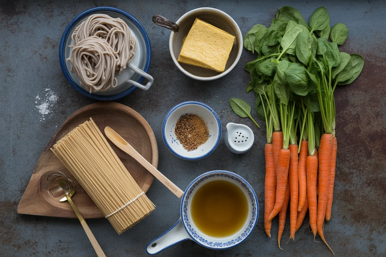 Miso Soba Noodle Soup