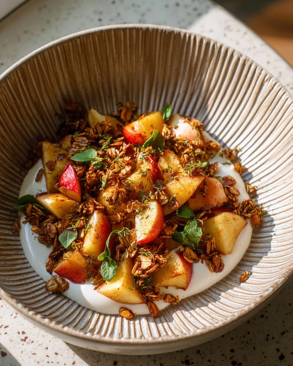 Apple Crisp Yogurt Bowl