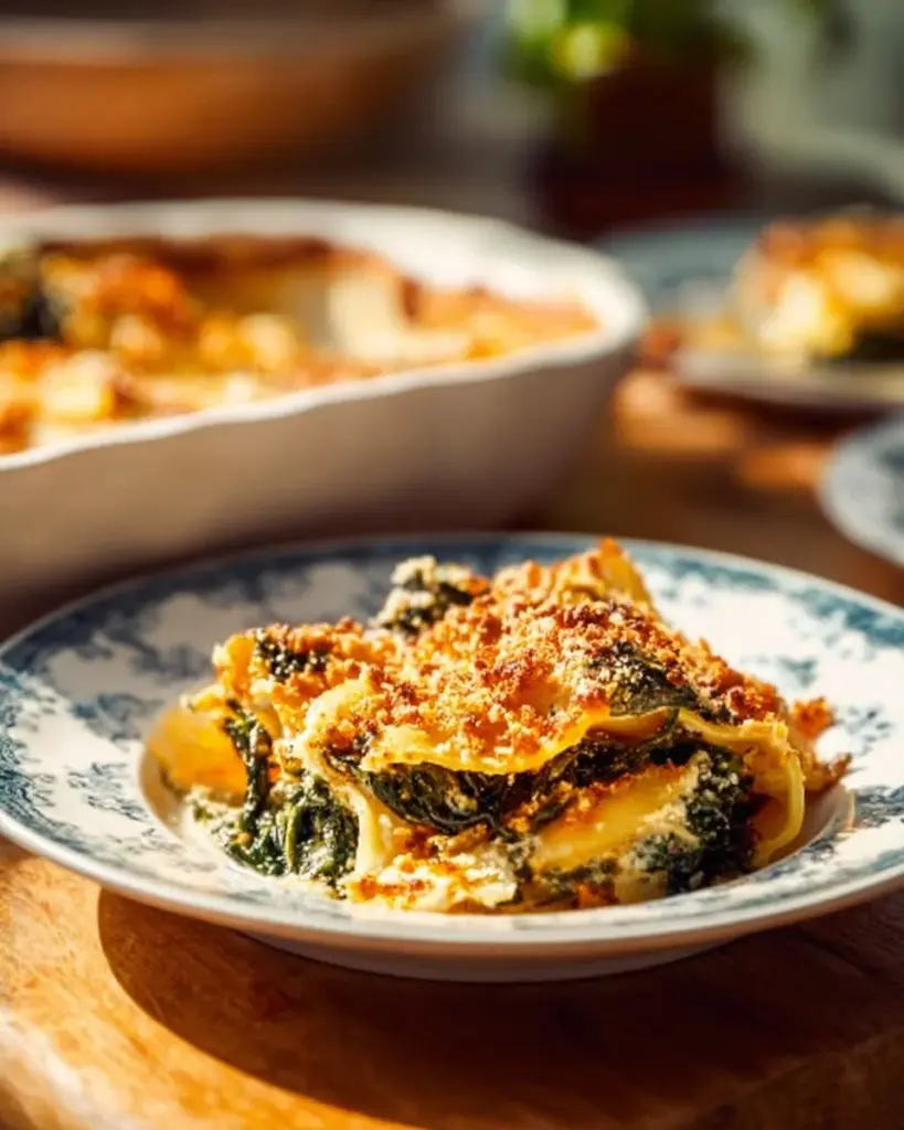 Delicious baked tofu parmesan served with marinara sauce and herbs