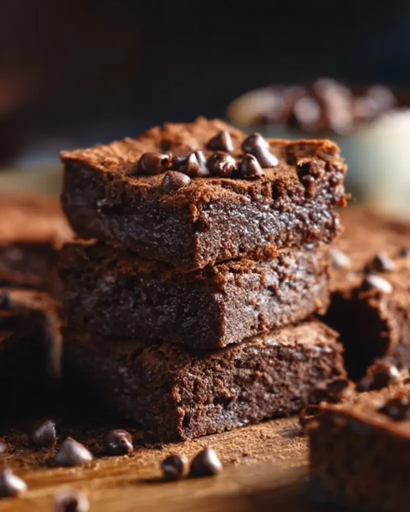 Delicious and healthy Lentil Brownies made with nutritious ingredients