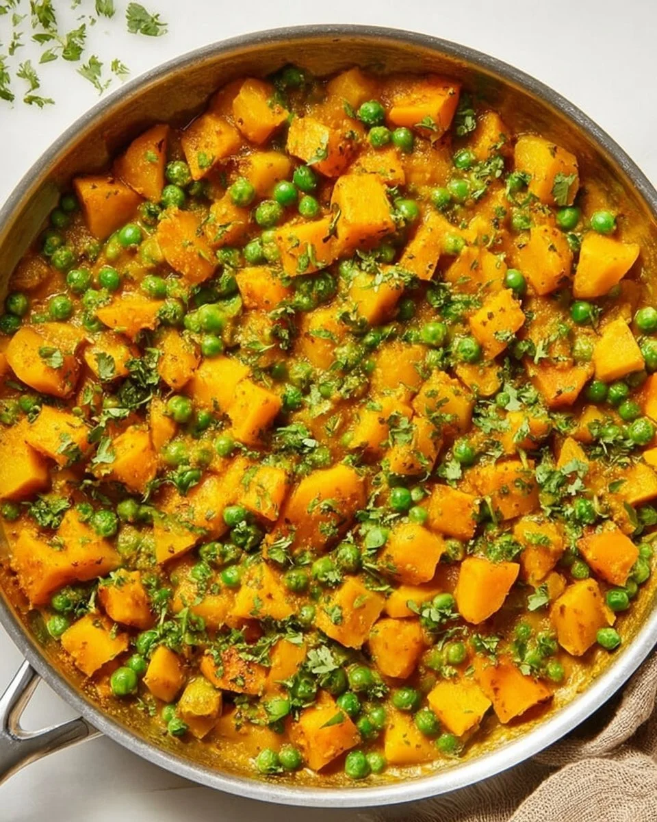 Vegan Bombay Potatoes and Peas