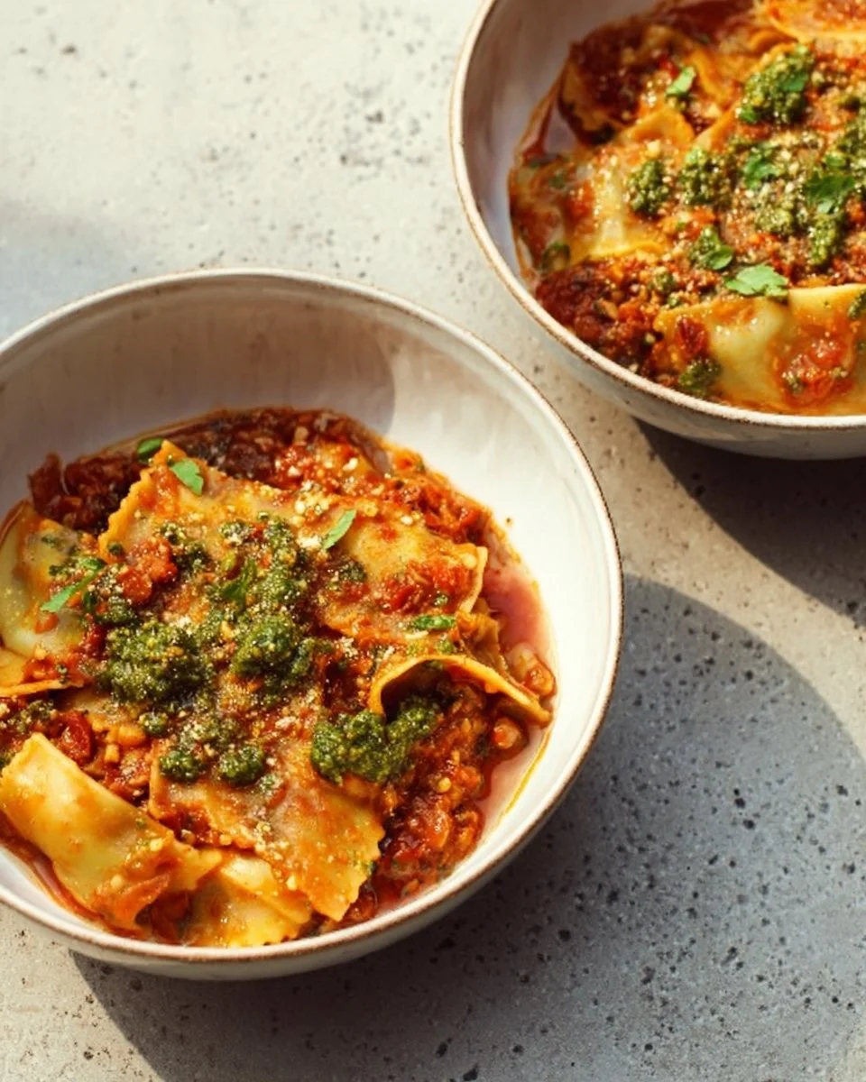 Vegan Instant Pot Lasagna Soup