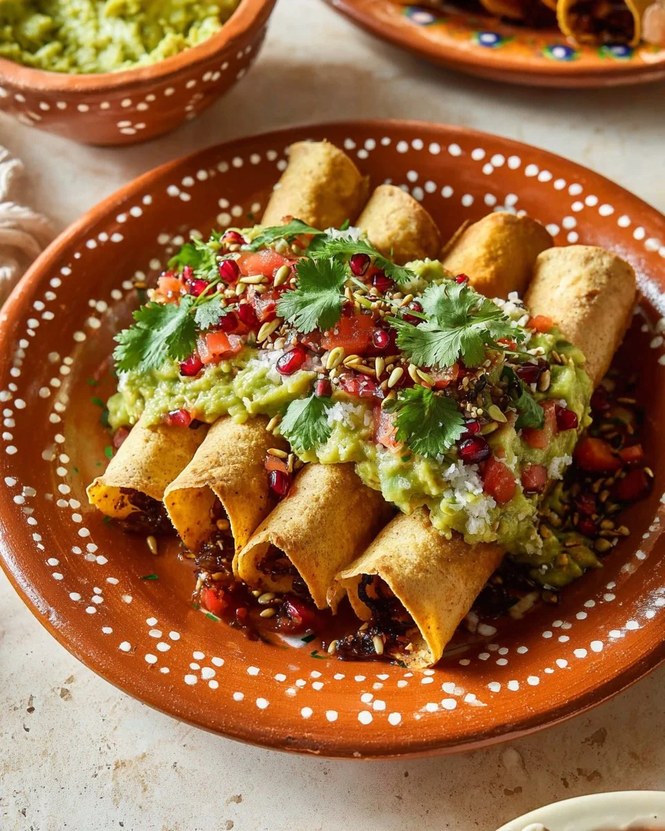 Black Bean Flautas