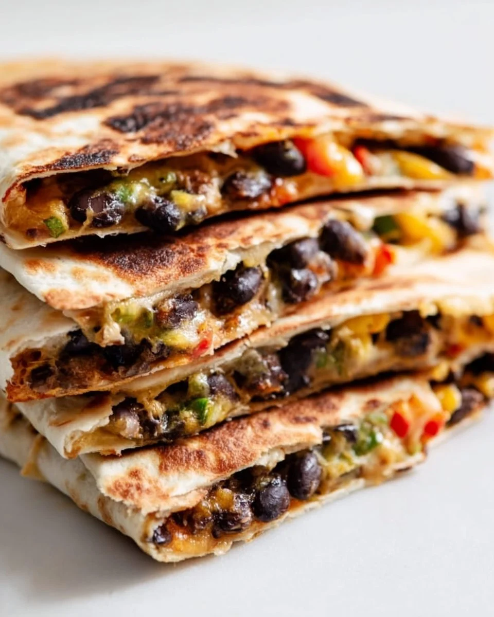 Black Bean Veggie Quesadilla