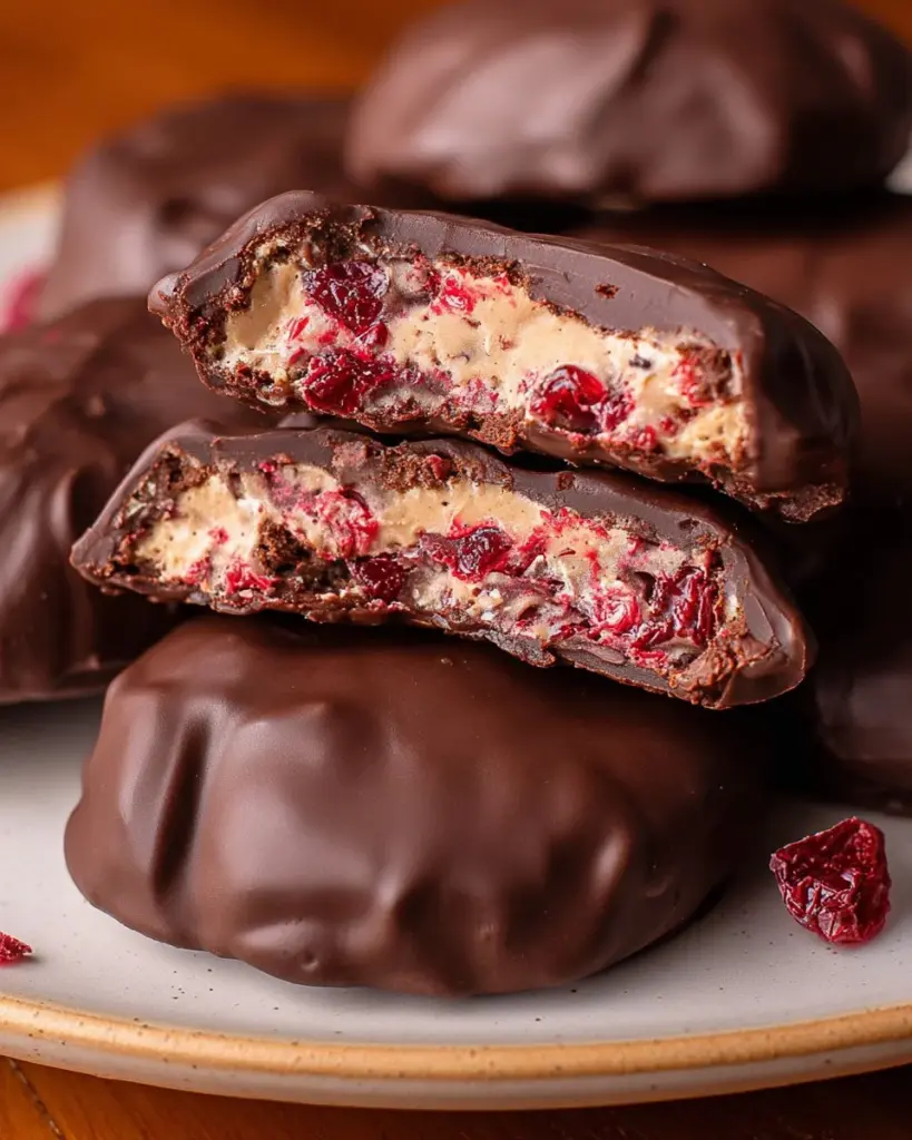 Chocolate Raspberry Protein Yogurt Clusters in a bowl