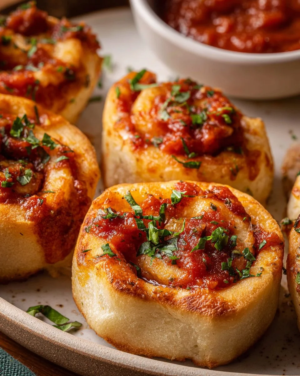 Cottage Cheese Pizza Rolls