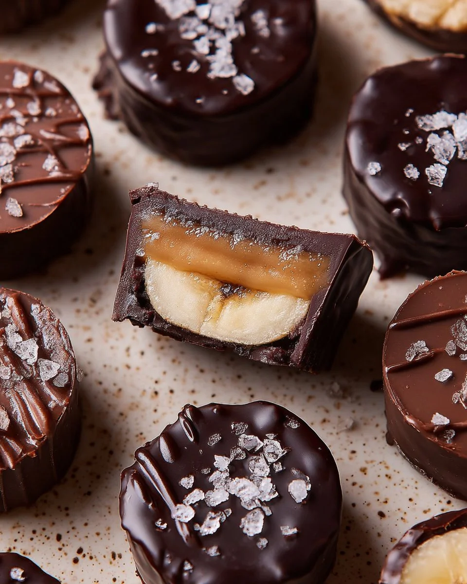 Dark Chocolate Banana Reese’s (vegan)