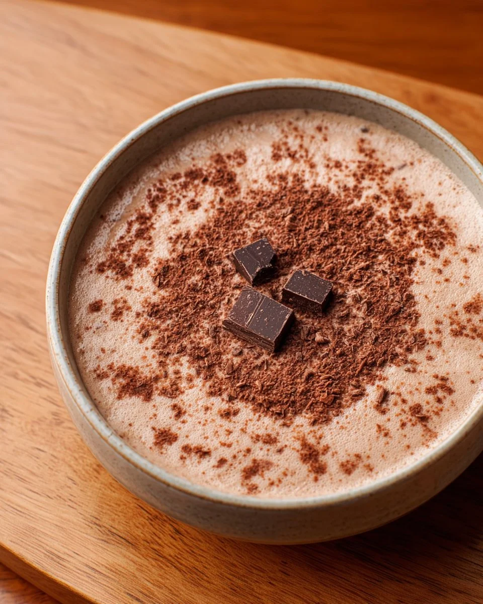High Protein Brownie Batter Dip with Greek Yogurt
