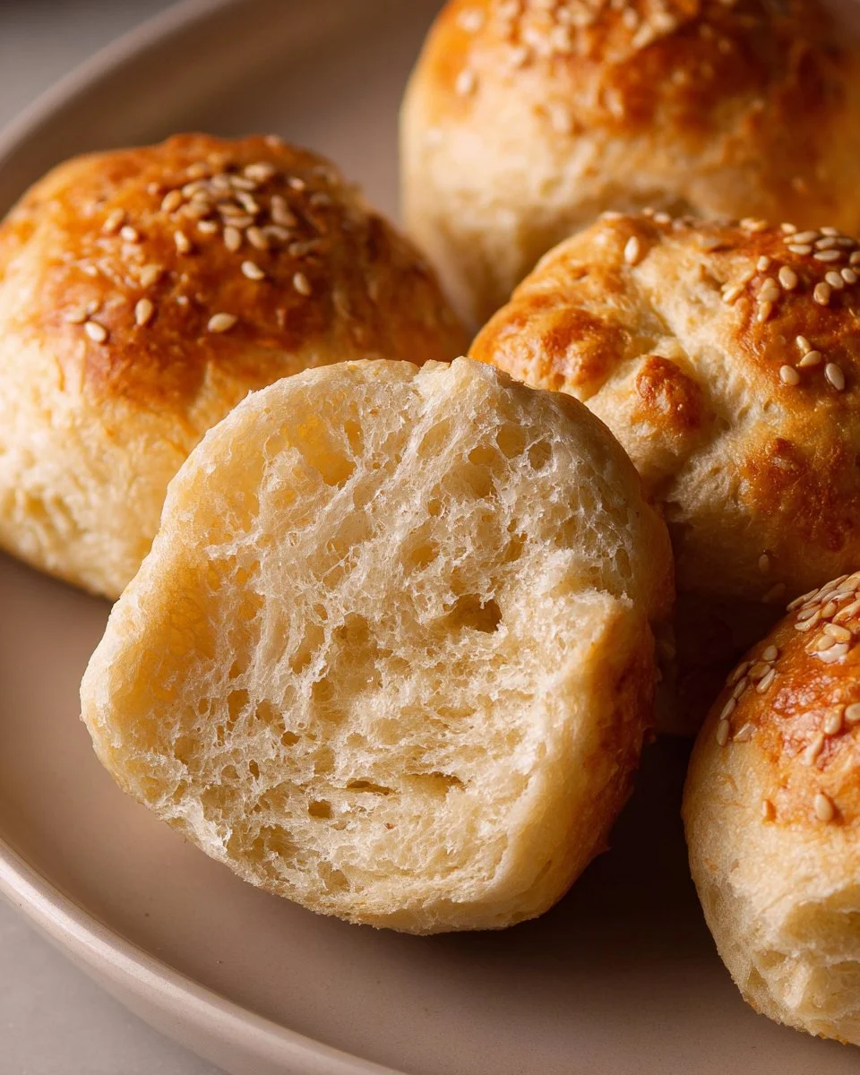 High Protein Cottage Cheese Burger Buns