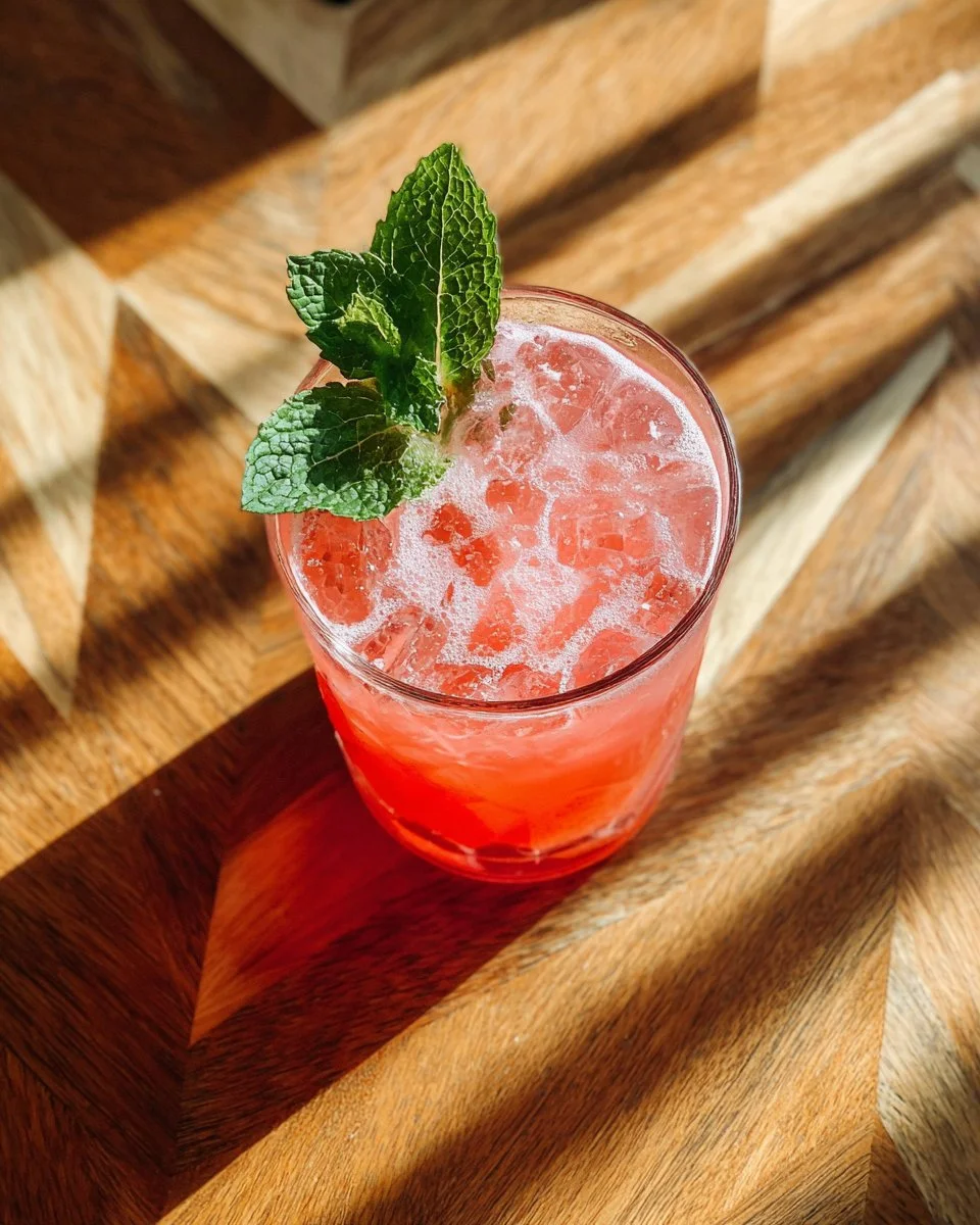 Homemade Healthy Watermelon Electrolyte Drink
