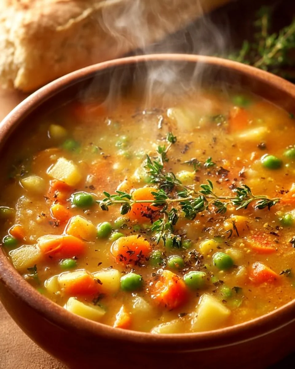 Comforting One-Pot Creamy Vegetable Soup