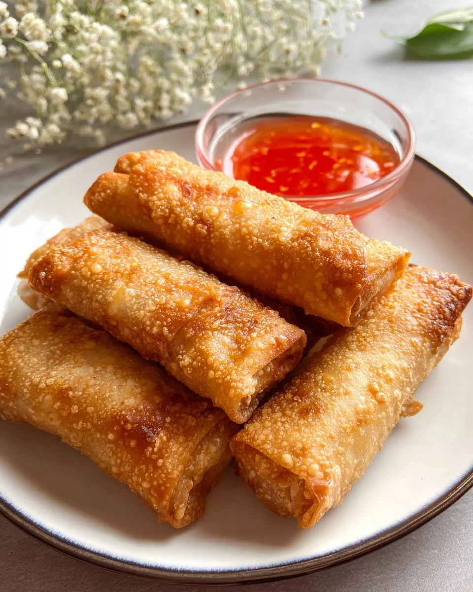 Crab Rangoon Egg Rolls