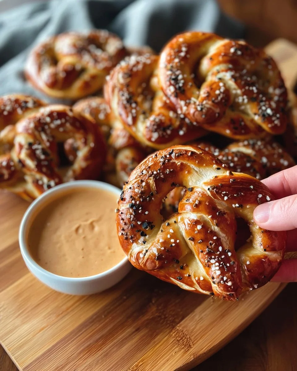 Easy Pretzel Cheese Dip
