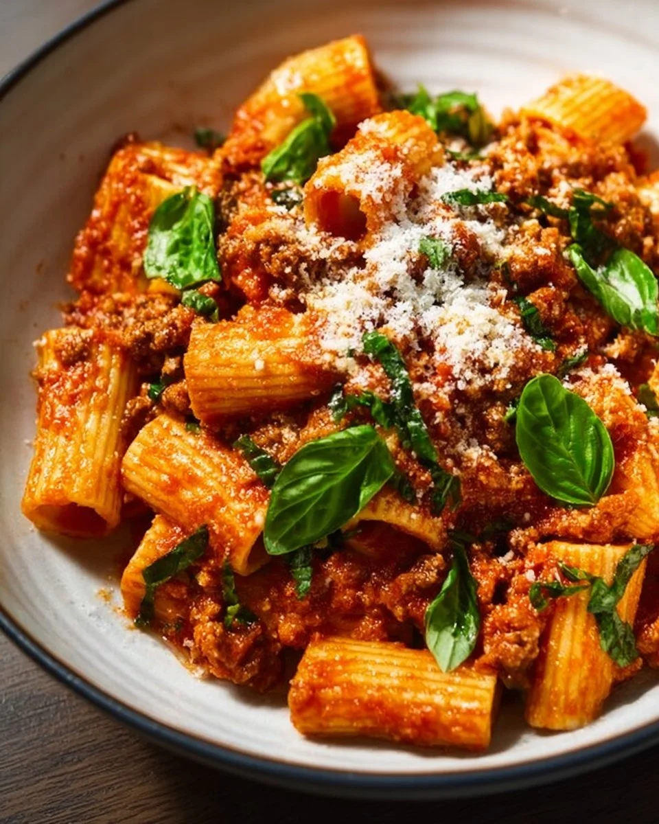 Easy Tofu Tomato Pasta with Vegetables