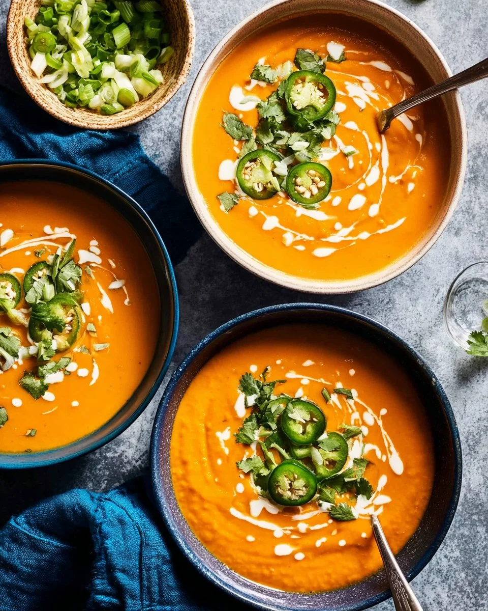 Instant Pot Thai Red Curry Sweet Potato Soup