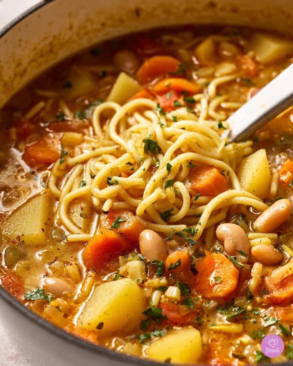 Italian Ramen Noodle Soup