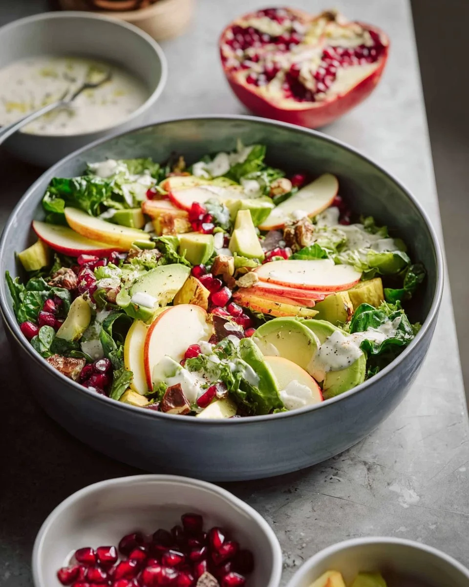 Kale and Brussels Sprouts Winter Salad