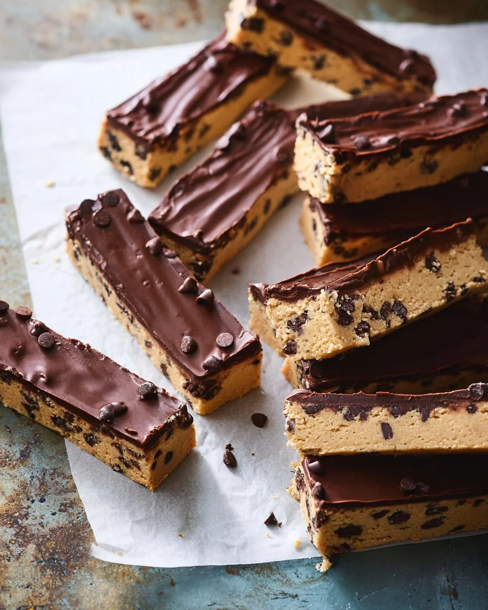 No-Bake Cookie Dough Bars (Vegan &amp; Gluten-Free)
