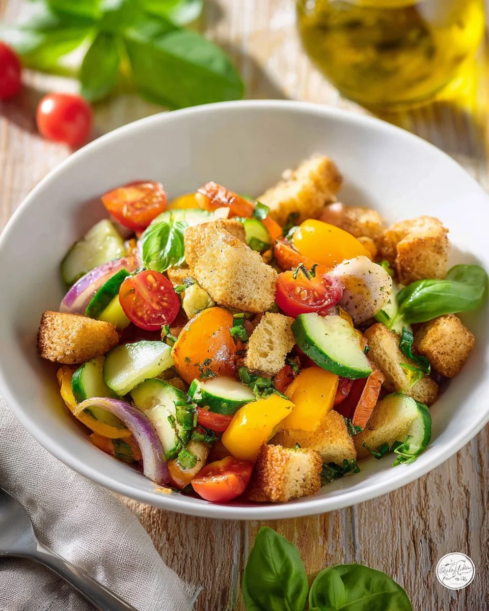Panzanella Salad {Tomato and Bread Salad}