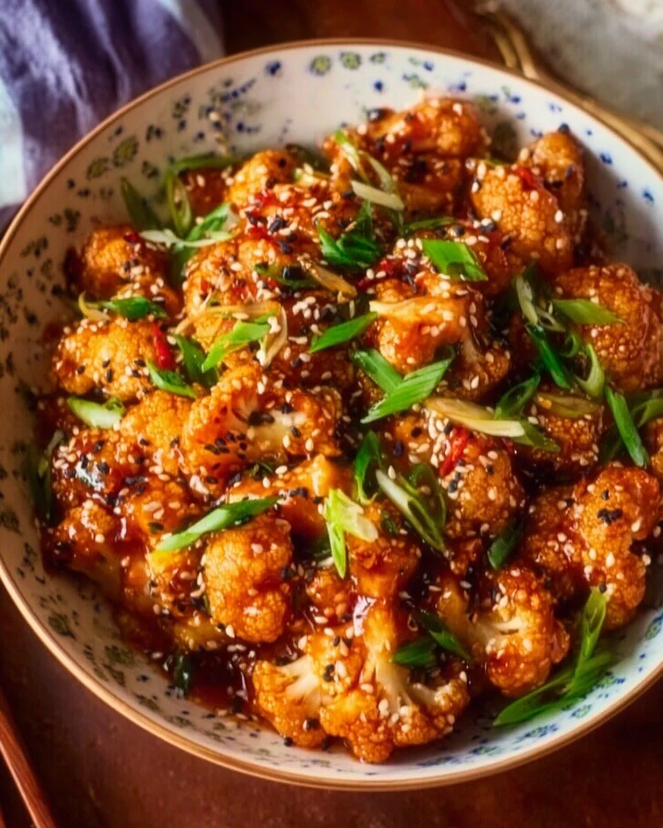 Sticky Sesame Cauliflower