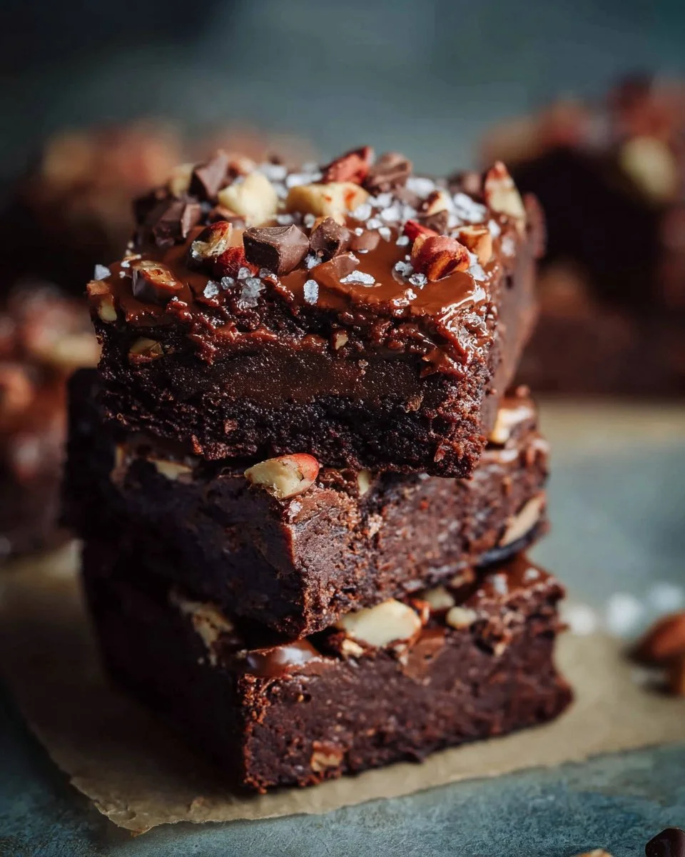 Vegan Tahini Brownies