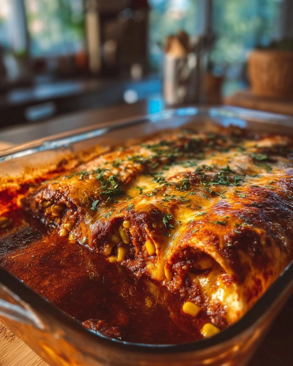 Vegetarian Black Bean Enchiladas