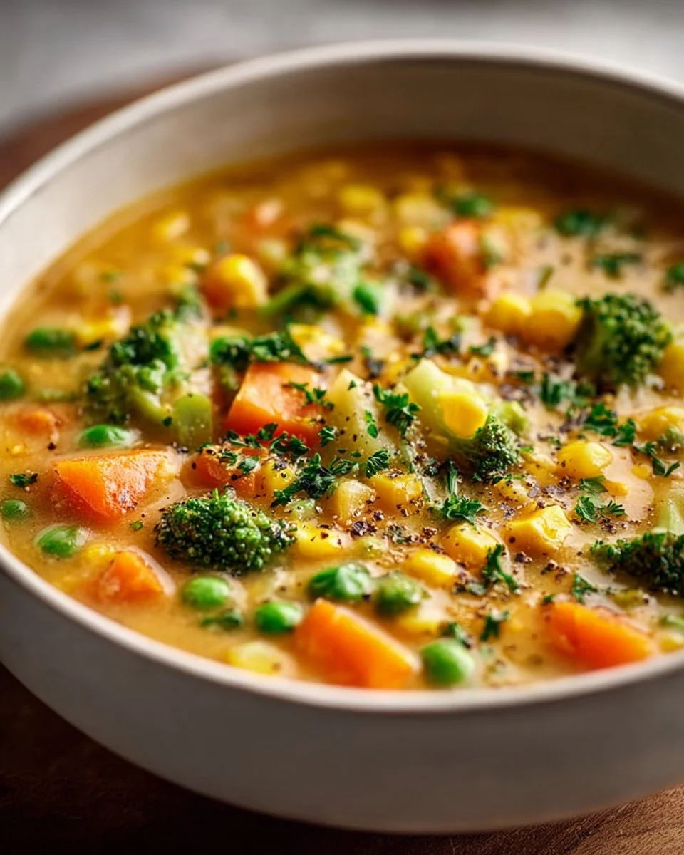 Veggie Pot Pie Soup