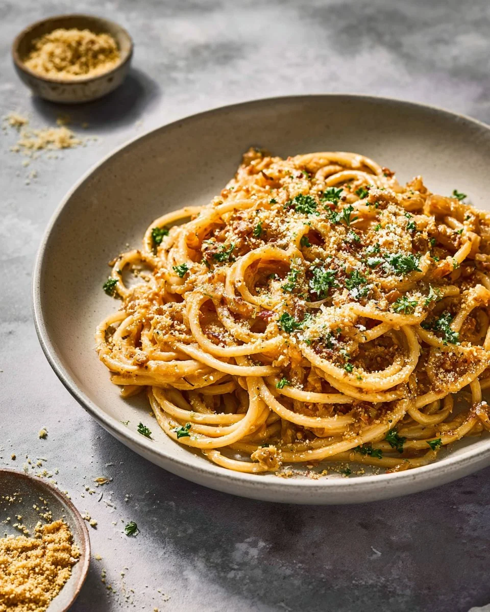 10-Ingredient Creamy Vegan Pantry Pasta