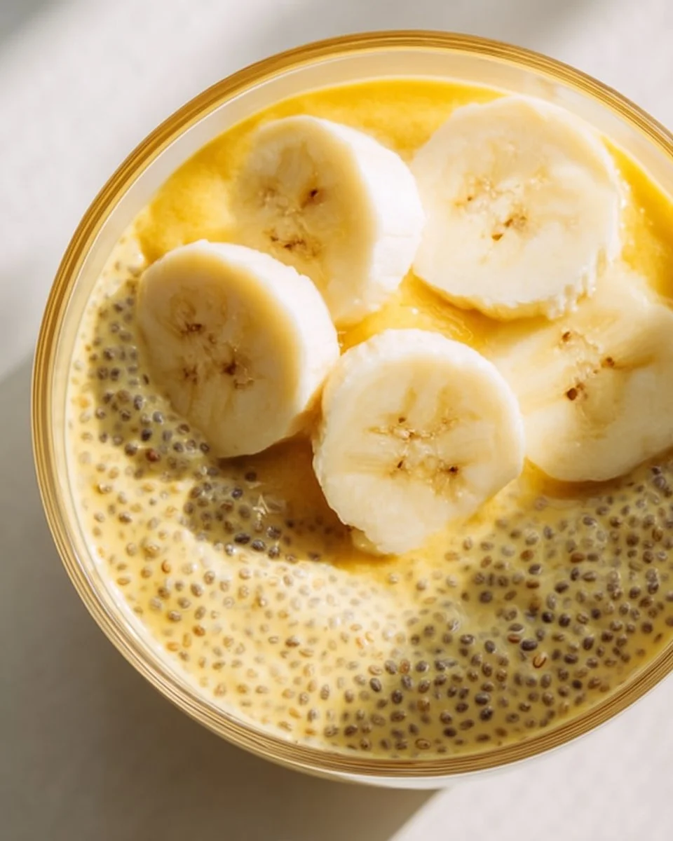 Banana Coconut Milk Chia Seed Pudding