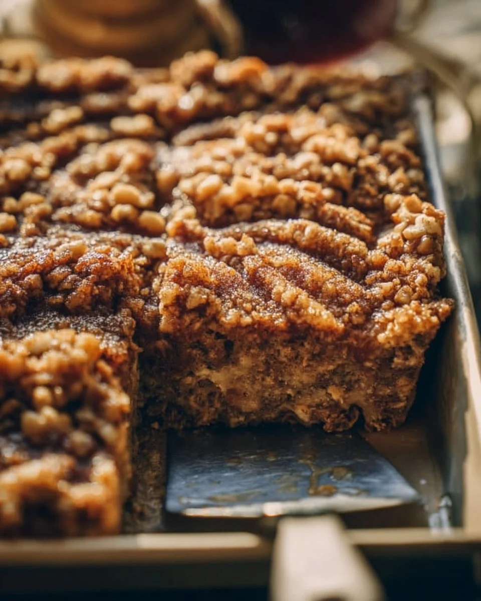 Gingerbread Baked Oatmeal with Walnut Streusel