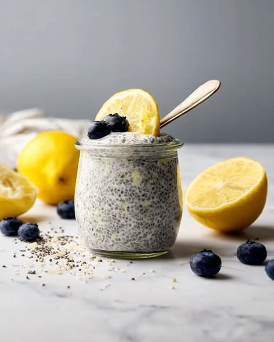 Lemon Cream Chia Pudding