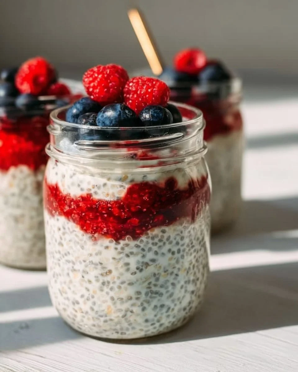 Overnight Chia Pudding with Greek Yogurt